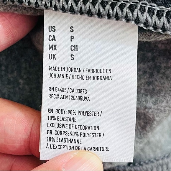 American Eagle Outfitters Gray Joggers Sweatpants Small Hi-Rise Lightweight - Picture 4 of 9